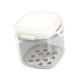 thumbnail image 2 of Estuche limpiador de dentaduras con tapa y colador, vaso para dentaduras postizas, regalo para personas mayores. Blanco, 2 of 9