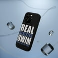 thumbnail image 5 of DistinctInk MagSafe Tough Case for Apple iPhone 13 Pro Max (6.7" Screen) - Real Athletes Swim Rest Play Games - Shockproof Protection, 5 of 6