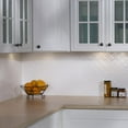 thumbnail image 4 of FASÄDE Quilted Decorative Vinyl 18in x 24in Backsplash Panel in Gloss White (5 Pack), 4 of 7