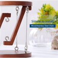 thumbnail image 3 of Mesa de tensegridad, juguete científico con estructura de tensegridad, adornos de mesa de tensegridad, decoración del hogar, juguete de escritorio para adultos, marrón, 3 of 5