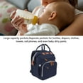 thumbnail image 3 of Diaper Bag Foldable Multifunctional Baby Diaper Backpack with USB Charging Port for Travel, 3 of 7