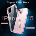 thumbnail image 4 of JETech 5 in 1 Case for iPhone 15 6.1-Inch with 2-Pack Each Tempered Glass Screen Protector and Camera Lens Protector, Non-Yellowing Shockproof Bumper Phone Cover (Pink), 4 of 7