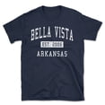thumbnail image 1 of Bella Vista Arkansas Classic Established Men's Cotton T-Shirt, 1 of 1