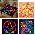 thumbnail image 4 of URTERYSER Divinations Tablecloth Card Mat Table Covers Astrological Oracles Pad Tarots Table Cloth Altars Cloth Board Game Pad Color 3, 4 of 9