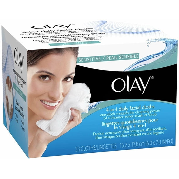 OLAY Daily Facials 5in1 Clean Water Activated Dry Cloths Fragrance