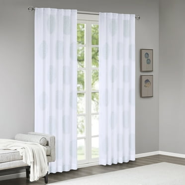 Home Essence Ophelia Sheer Branch Flocking Window Panel