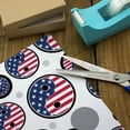 thumbnail image 3 of USA Patriotic Yin and Yang American Flag Premium Gift Wrap Wrapping Paper Roll, 3 of 4