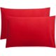 thumbnail image 1 of FLXXIE Paquete de 2 fundas de almohada estándar de microfibra, 1800 fundas de almohada súper suaves con cierre de sobre, fundas de almohada resistentes a las arrugas, la decoloración y las manchas par, 1 of 4