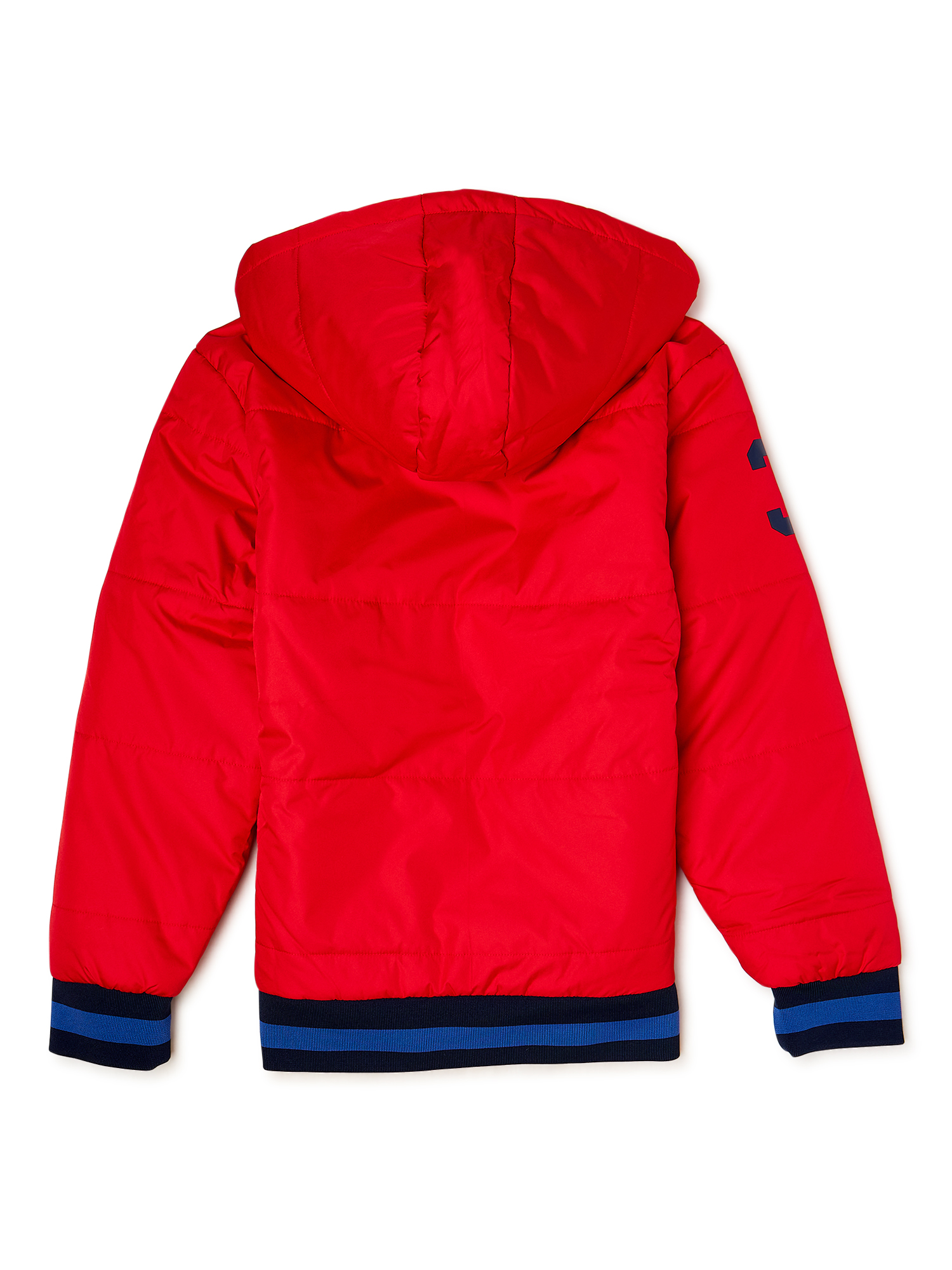 U.S. Polo Assn. Boys Varsity Puffer Jacket, Sizes 8-20 - image 2 of 4