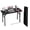 Dark Oak, variant on Small Computer Desk Folding Table - 35.8" Foldable Office Desk, No Assembly, Perfect for Small Spaces in Bedroom, or Apartment, Portable Mini Desk or Study Table Compact Design, Dark Oak