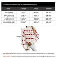 thumbnail image 6 of Sweaters for Women Trutleneck Valentine's Day Heart Knit Sweater Casual Ribbed Long Sleeve Knitted Pullover Sweater Alsol Lamesa, 6 of 6