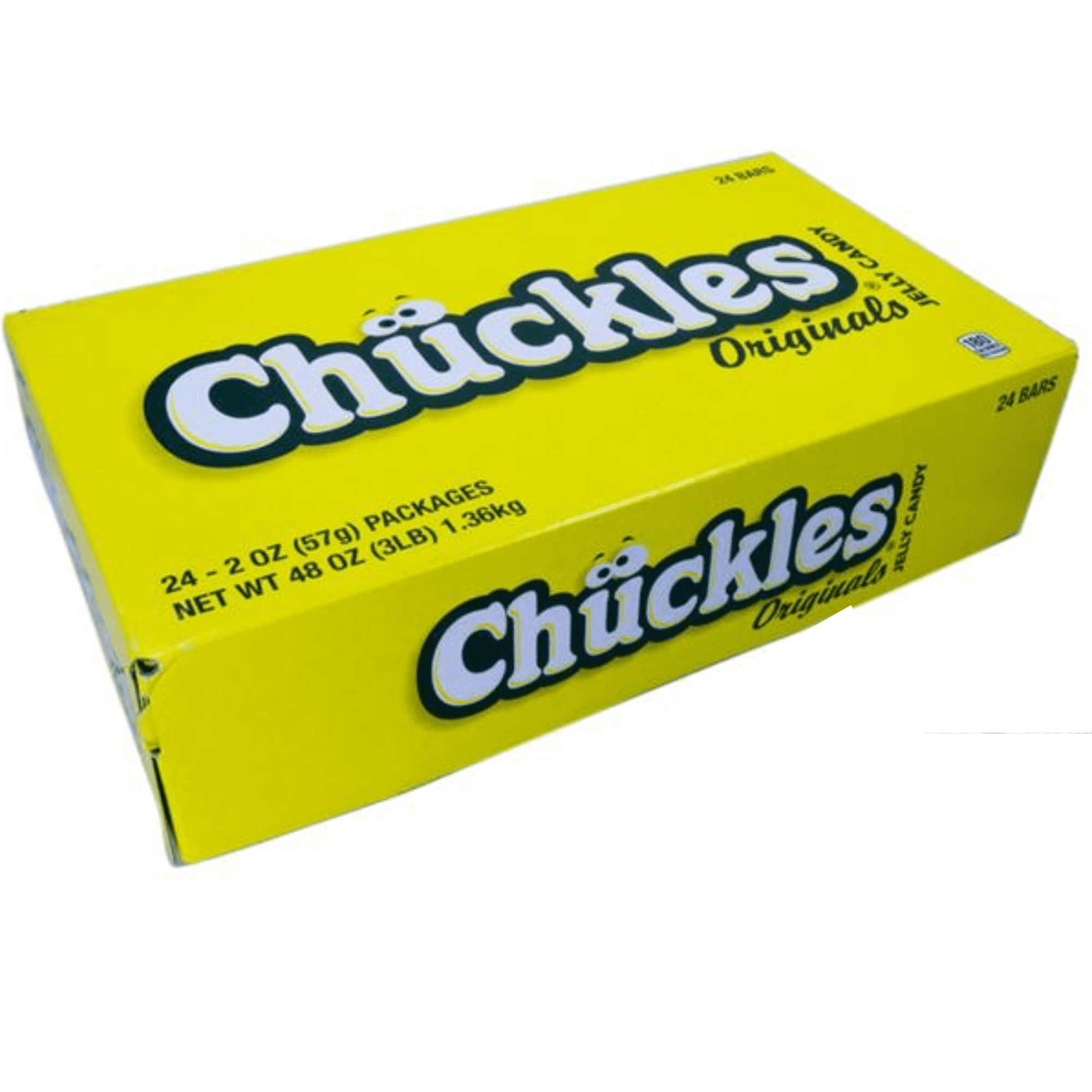 Chuckles Original Nostalgic Jelly Candy, Lunchbox Candy, 2 Ounces 1 Mouthwatering Vintage Box pack of 24)