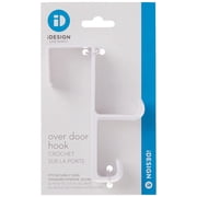 iDesign Plastic White 1 In. Over-the-Door Hook 16101