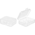 thumbnail image 1 of HUGFEGWE 2Pcs 18500 Battery Storage Case Holder Organizer 2 Capacity Battery Storage Box for 18500 Battery, Transparent CJB91-111733, 1 of 7