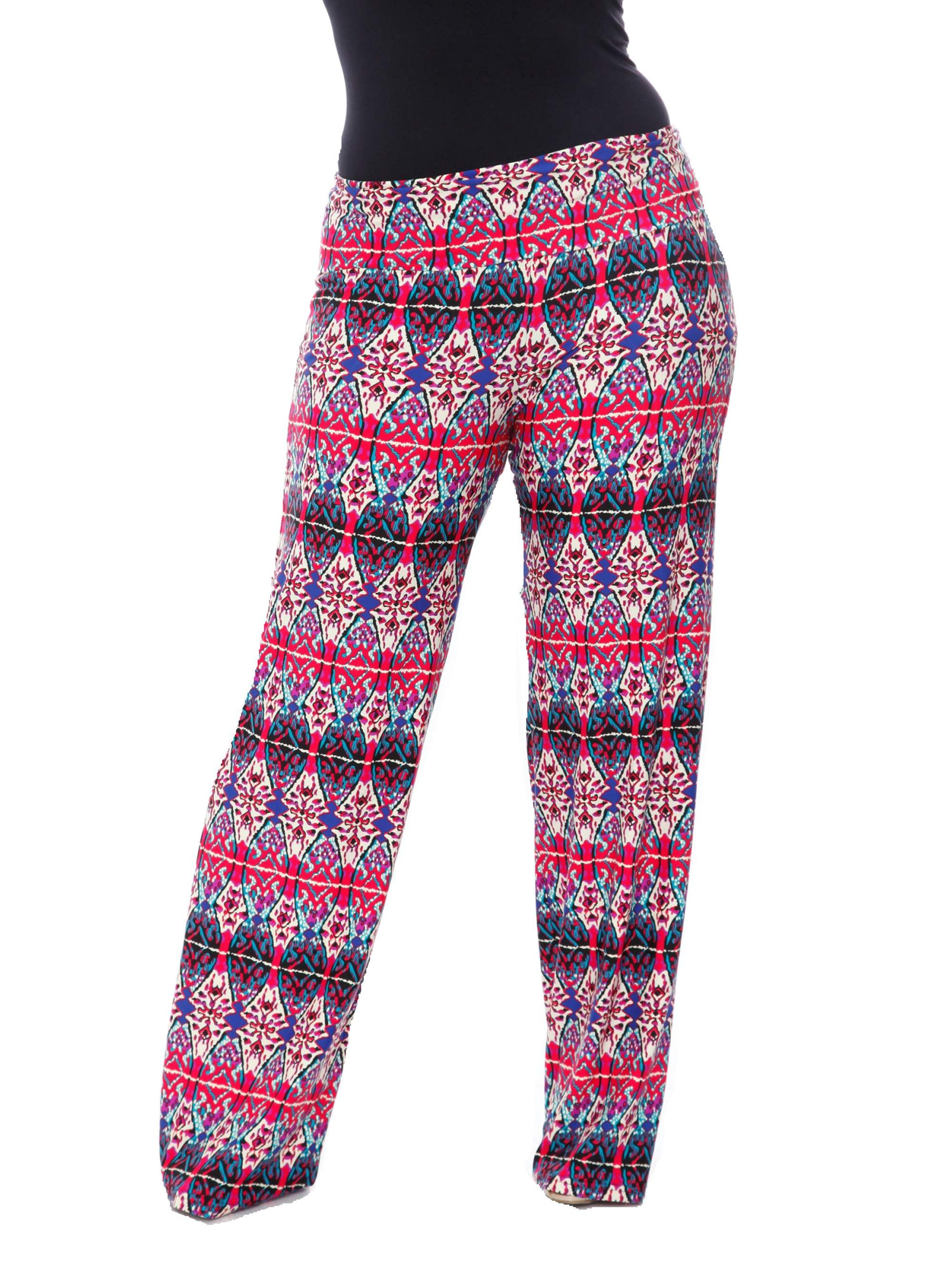 women's plus size white palazzo pants