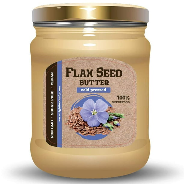 Golden Flax Seed Butter, NonGMO, No Added Sugar, Vegan, 100 Superfood