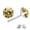 Other, variant on KDSJSXW Gold Earrings Classic Sterling Silver Stud Earrings, Hypoallergenic Earrings Stud Earrings for Women Pearl Stud Earrings for Women Earrings(Purple,4)