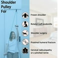 thumbnail image 3 of Shoulder Pulley Over The Door Physical Therapy System, Exercise Pulley For Physical Therapy, Alleviate Shoulder Pain Blue, 3 of 5