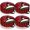 Red-4PC, variant on White Christmas Wreath Storage Bag 24 Inch Large Buffalo Plaid Garland Wreaths Container with Handles Xmas storage containers for Storing Garland Wreath Wrapping