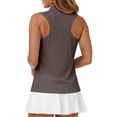 thumbnail image 5 of LoTiSee Women's Sleeveless Golf Shirt – Quick-Dry Collared Athletic Tank Top with Quarter Zip for Sports & Casual Wear, 5 of 6