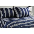 thumbnail image 4 of Highland Collection Printed 300 Thread Count Cotton Rich Sheet Set (TWIN, TOMMY STRIPE), 4 of 4