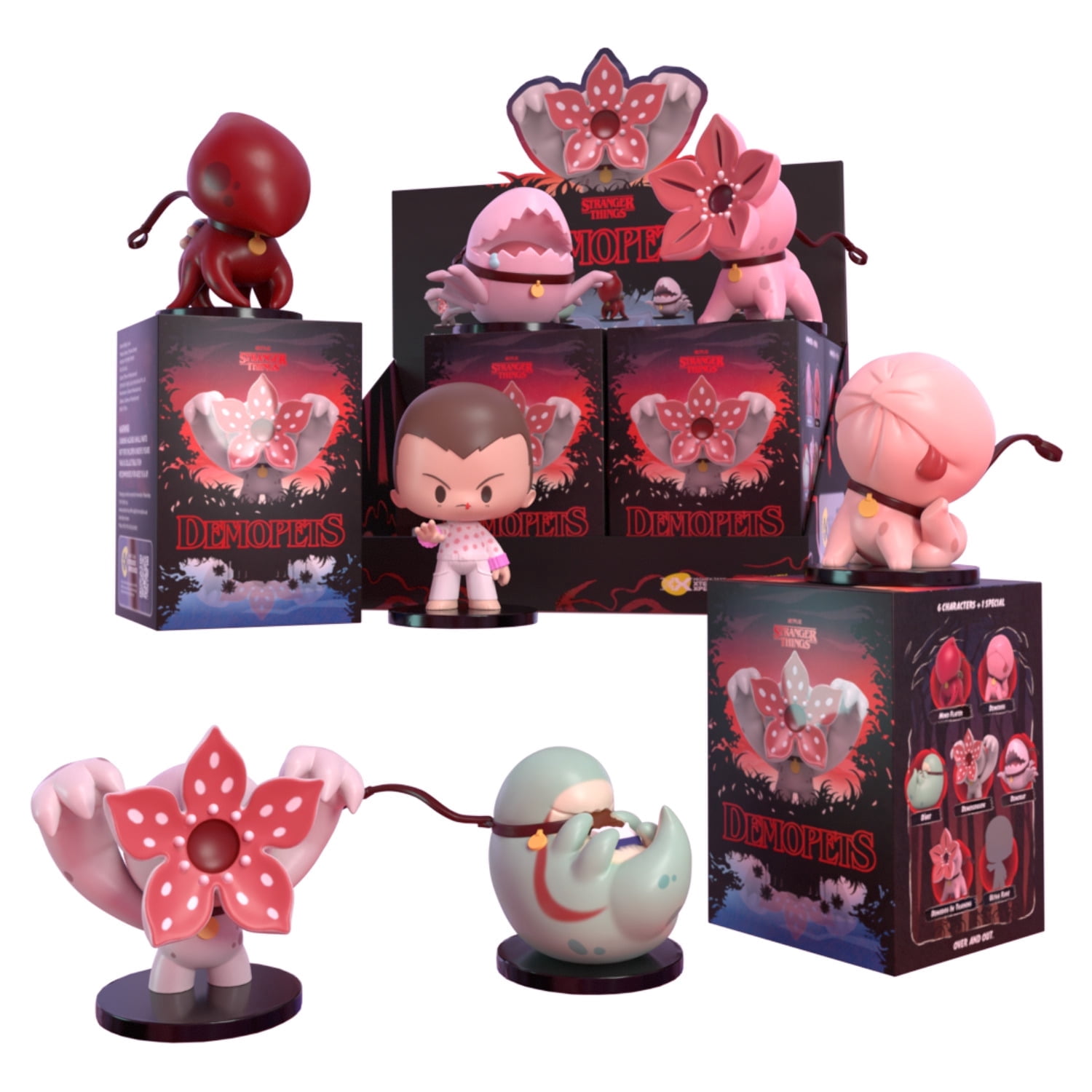 Mighty Jaxx Stranger Things: Demopets | Sealed Tray of 6