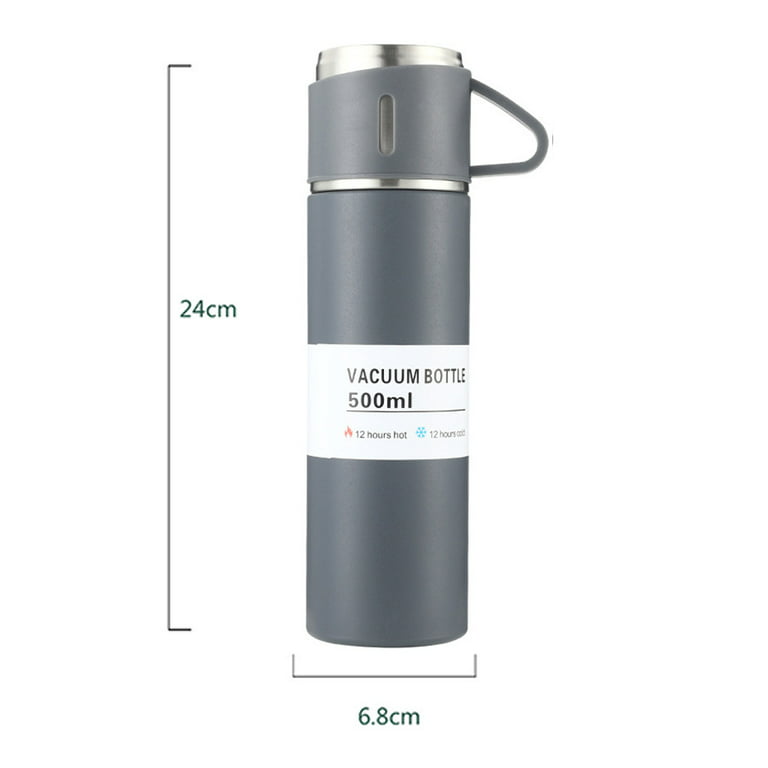 Vacuum Flask Coffee Bottle Thermos Stainless Steel 12 Hrs Hot Cold Travel 12  Oz, 1 - Foods Co.