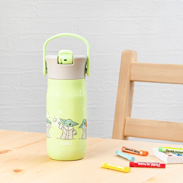 Zawadi Global Star Wars Baby Yoda Wasserflasche – 580 Ml, BPA-frei, Ecozen, Mit Klapphalm – Für Schule & Unterwegs