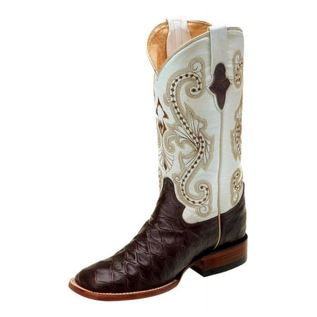 

Western Boots Women Anteater Print Square Brown Pearl 92393-09