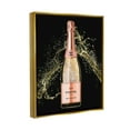 thumbnail image 3 of Stupell Industries Glam Fashion Champagne Bottle Splash Graphic Art Metallic Gold Floating Framed Canvas Print Wall Art, Design by Ziwei Li, 3 of 8