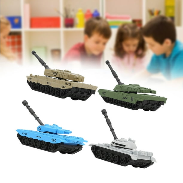 Junlucki Modelo de Tanque, Juguetes Militares, vehículos Militares de 4 Piezas para ni?os y ni?as(Alloy, Tank) Ecomeon no