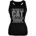 thumbnail image 1 of Costume de Chat Humain Halloween Débardeur Doux Juniors Noir, 1 of 1
