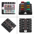thumbnail image 4 of Blade Fuse Box, Circuit Fuse Block Waterproof M5 Stud  For Car Van Marine Boat, 4 of 8