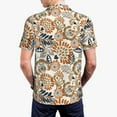 thumbnail image 6 of Wukai Floral Paisley Men’s Polo Shirts,Quick-Dry Athletic Shirt,Classic Fit Shirts-4X-Large, 6 of 8