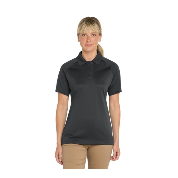 CornerStone Women's Select Snag-Proof Tactical Polo | Ladies Short Sleeve Work Shirt, Collared Summer Top with Dual Pen Pockets & Mic Clips