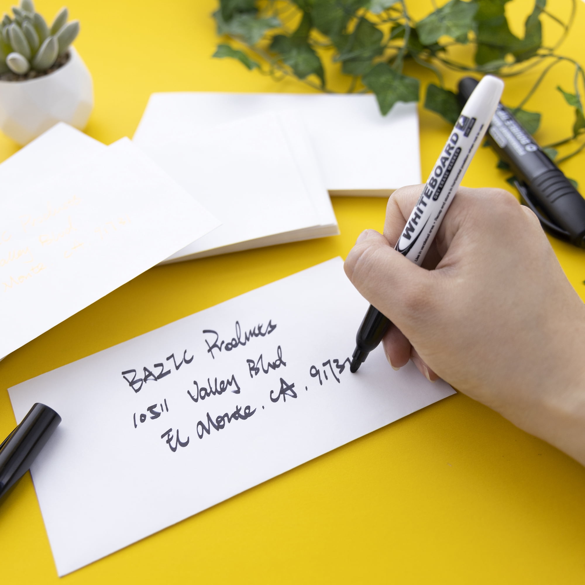 BAZIC Self Seal White Envelope 3 5/8" x 6 1/2" #6 Mailing Envelopes, 156-Count