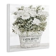 thumbnail image 3 of Stupell Industries Farmhouse Planter White Rose Blossoms Rustic Table Painting Unframed Art Print Wall Art, Design by Cindy Jacobs, 3 of 5