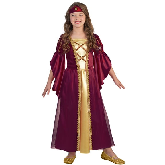Renaissance Princess Halloween Costume for Children, Girl's Size S (6/6x), by Way to Celebrate