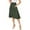 A, variant on Maxi Skirt Women's Casual High Waist Pleated A Line Midi Skirt with Pocket Flowy Skirt Linen Skirts for Women (C,XS)