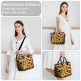 thumbnail image 6 of Yellow and Brown Of Leopard Print Womens Lunch Box for Work,Insulated Large Lunch Bag for Tween and Teen,Loncheras Para Mujer,Leakproof Adult Lunch Bag for Work,Beach,Travel,Picnic,Camping, 6 of 7
