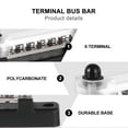 thumbnail image 4 of Miangastore Practical Straight Terminal Bus Bar 1 Set Power Terminal Block for Yacht Ship, 4 of 8