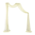 thumbnail image 2 of Boda Draping Arbor Drapery Reutilizable Party Telón de fondo Paneles 70x550cm 6 Yard para cumpleaños Escaleras Fiestas tejado Recepción 1x Yotijar cortina de arco de boda, 2 of 10