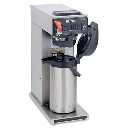

BUNN Airpot Coffee Brewer 1370 W - 1 Cup(s) - Single-serve - Timer - Stainless Steel