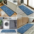 thumbnail image 6 of Blue Pioneer Flower and Paisley Pattern Kitchen Rug Mat,Kitchen Runner Rugs Non Skid Washable,Decorative Kitchen Floor Mats for Kitchen,Sink,Laundry,17"x47.2", 6 of 7
