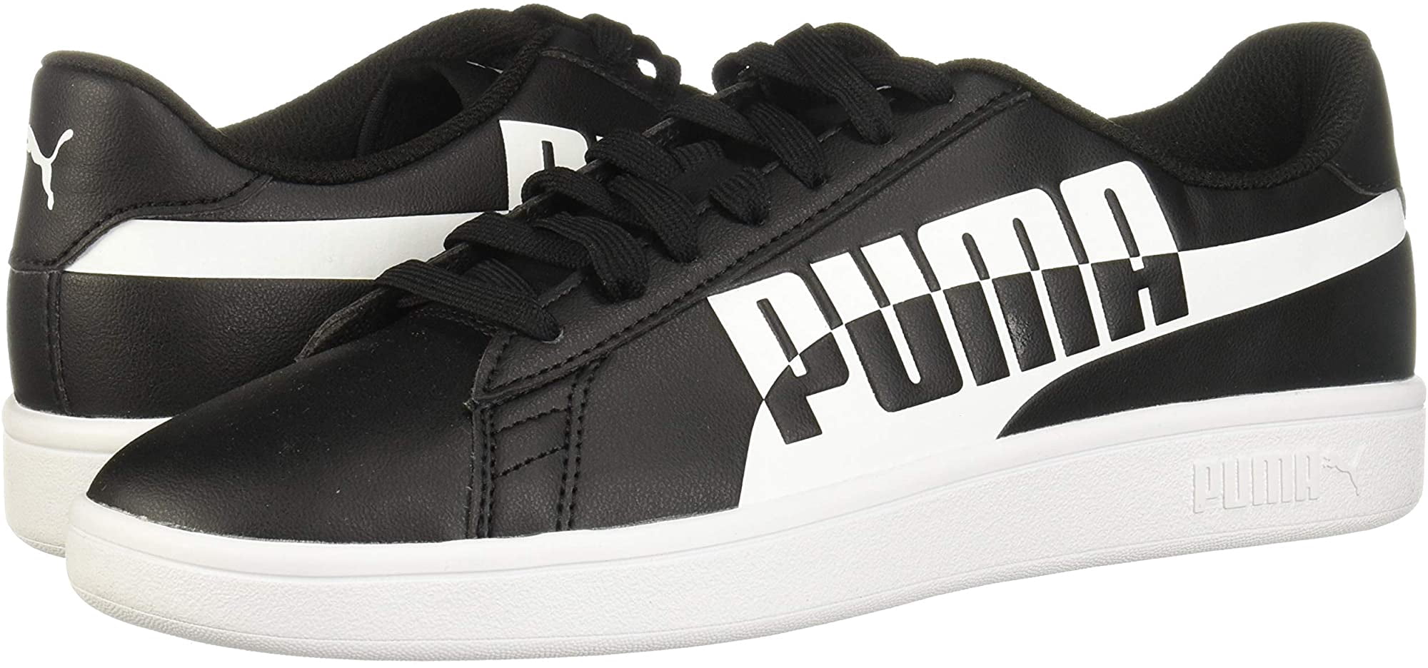 PUMA Mens Smash V2 Max Lace Up Sneakers 