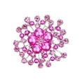 thumbnail image 2 of harmtty Ladies Snowflake Faux Pearl Rhinestone Decor Brooch Pin Corsage Fashion Gift, 2 of 7