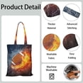 thumbnail image 2 of Sac Fourre-Tout en Toile pour Sports – Imprimé Baseball Soccer Soccer Basketball Sac Fourre-Tout Réutilisable, Entraînement d'Équipe Athlète Garçon Adolescent Compétition Softball Volleyball Tennis Golf, 2 of 6