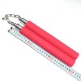 thumbnail image 3 of (Amarillo) Nunchakus/Nunchakus de entrenamiento de goma espuma seguros con cadena de acero para niños y principiantes Práctica y entrenamiento, 3 of 5