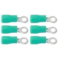 thumbnail image 4 of Terminales 100 Piezas Terminales De Engarzado De Anillo Preaislado Conector De Cable De PVC De Cobre Para Maquinaria AWG 22-16, 4 of 7