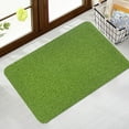 thumbnail image 4 of Faux Grass Doormat under $5! kkbbma PVC Grass Doormat for Entryway, Fake Turf Scraping Mat for Mud and Dirt, Indoor Outdoor Welcome Mat for Home and Garage, 4 of 6